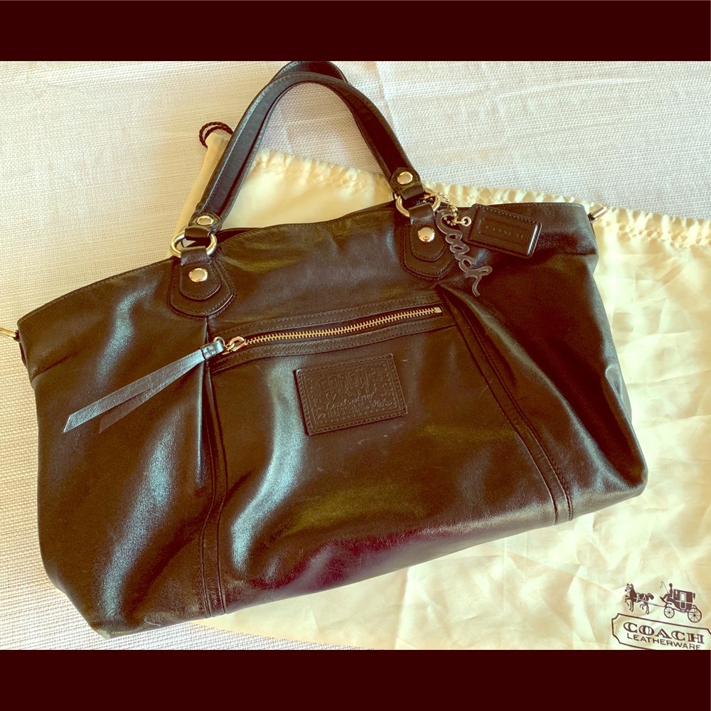 🌺Coach Poppy leather bag